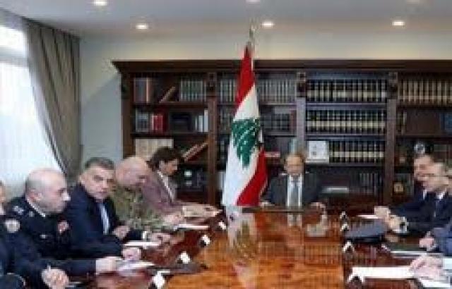 اجتماع أمني فى لبنان للتمييز بين المتظاهرين السلميين والمشاغبين