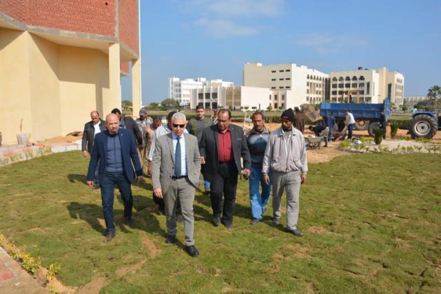 نائب رئيس جامعة طنطا: استمرار تطوير البنية التحتية للكليات والمنشآت