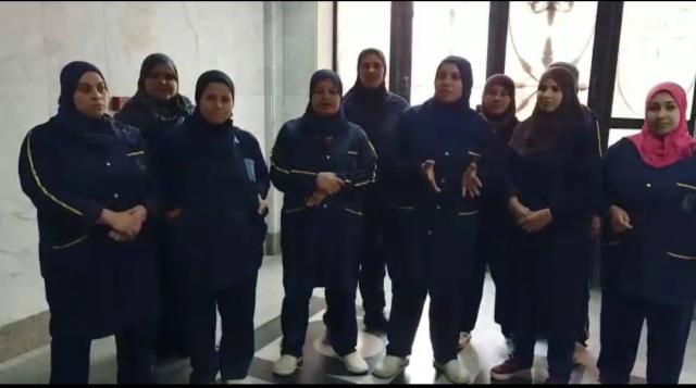 ازمة 700عامل نظافة بمستشفيات الغربية لم يتقاضوا مرتباتهم