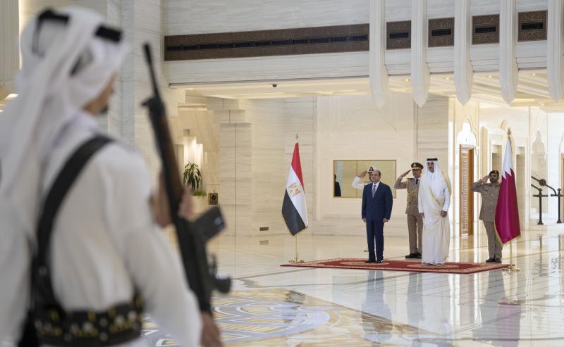 الأمير تميم: سررت بزيارة أخى الرئيس عبد الفتاح السيسي للدوحة