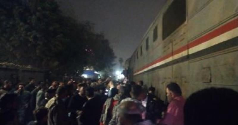 السكة الحديد تصدر بيانا تفصيليا بحادث قطار محطة قليوب الذي منذ ساعة