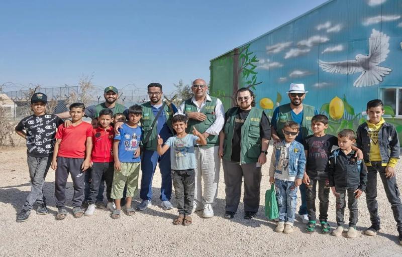 مركز الملك سلمان للإغاثة يدشن برنامج في مخيم الزعتري للاجئين السوريين بالأردن