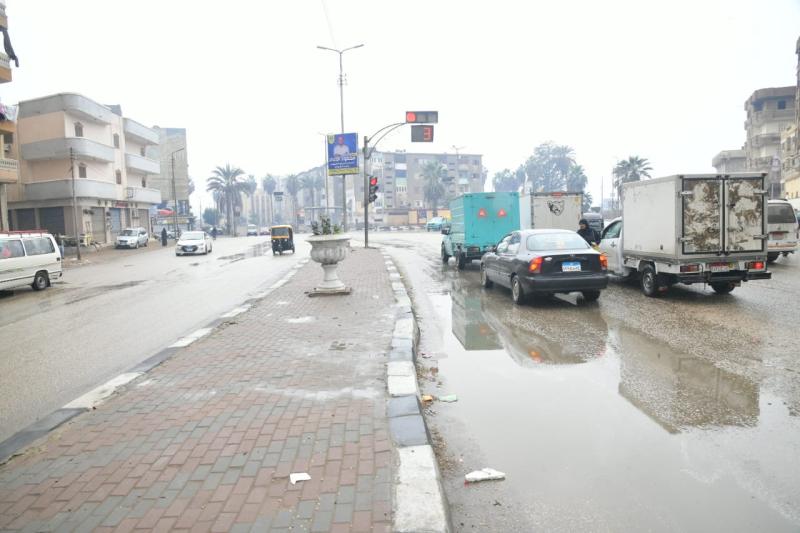 هلت نسمات الشتاء.. سقوط أمطار على جميع مراكز محافظة الغربية