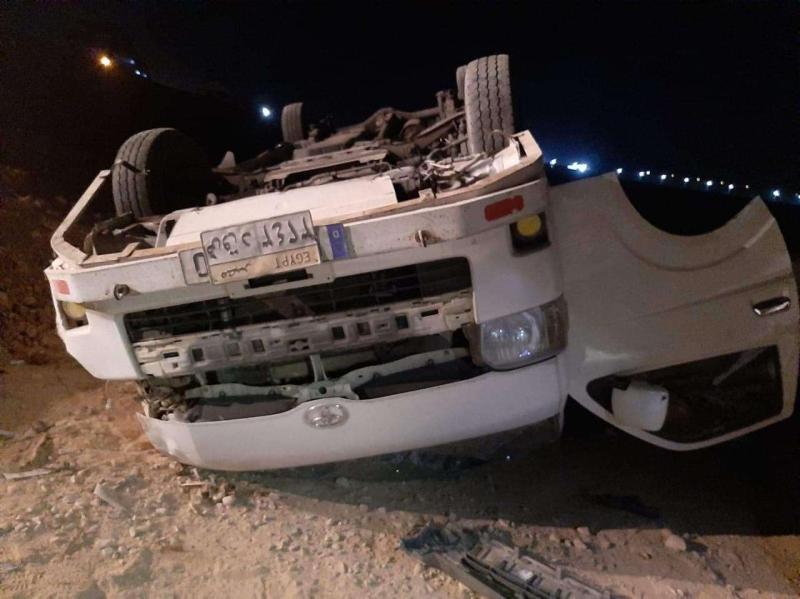 إصابة 3 أشخاص في حادث انقلاب سيارة ميكروباص بالطريق الصحراوي الشرقي بسوهاج