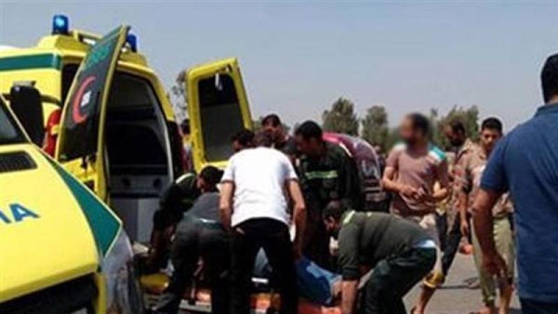 إصابة 8 أشخاص في حادث تصادم على طريق الإسكندرية الصحراوي