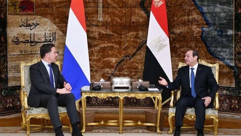 5 صور ترصد تفاصيل المباحثات المصرية الهولندية بقصر الاتحادية