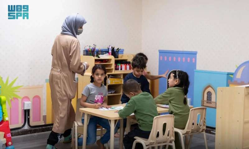 مركزان لضيافة الأطفال داخل التوسعة السعودية الثالثة بالمسجد الحرام