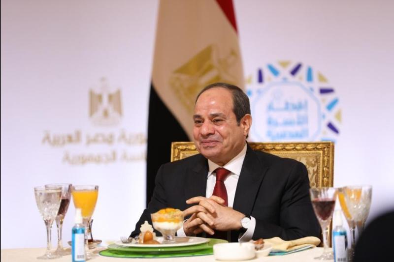 الرئيس السيسي يحضر حفل إفطار الأسرة المصرية اليوم