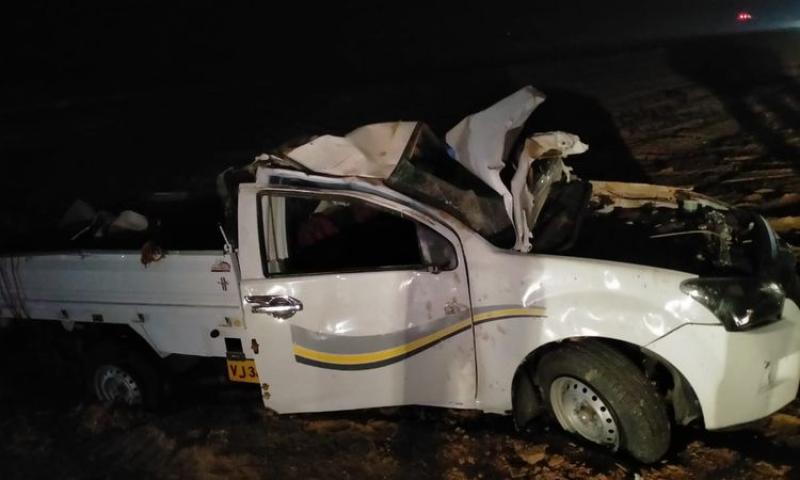 إصابة اثنين جراء انقلاب سيارة ربع نقل على طريق بني سويف الفيوم الجديد