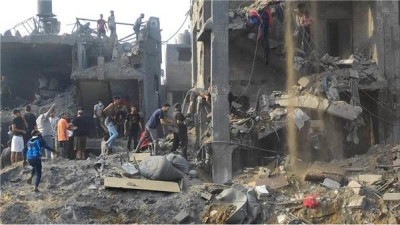 ارتفاع عدد ضحايا مجزرة الاحتلال في مخيم النصيرات إلى 210 شهداء