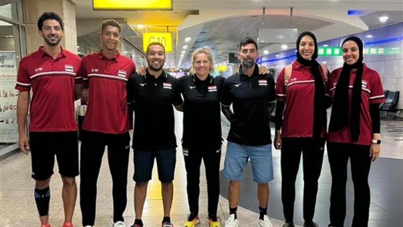 منتخب الكرة الطائرة الشاطئية يتجه إلى المغرب